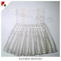 Girl summer double ruffle stripe dress